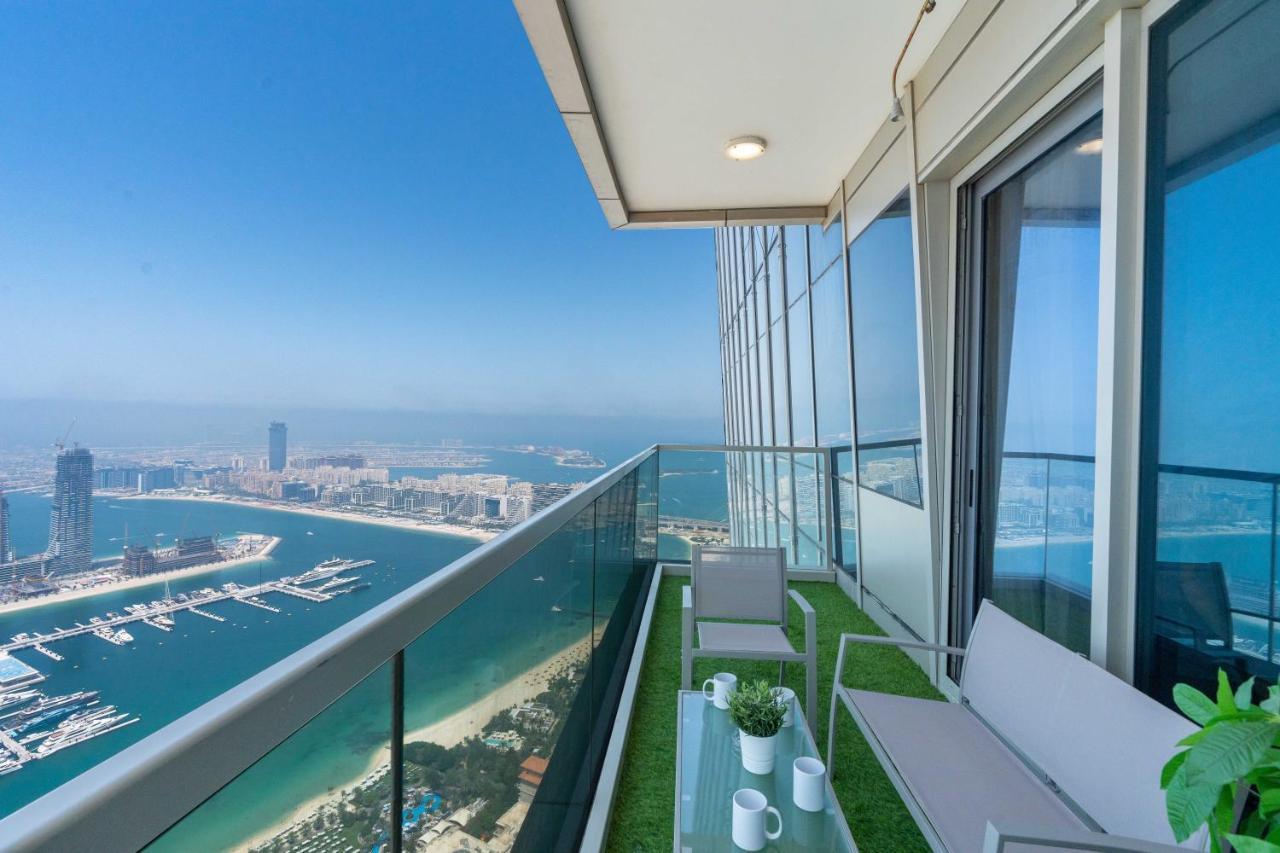 White Sage - Incredible Full Sea And Dubai Eye View In Marina Lägenhet Exteriör bild
